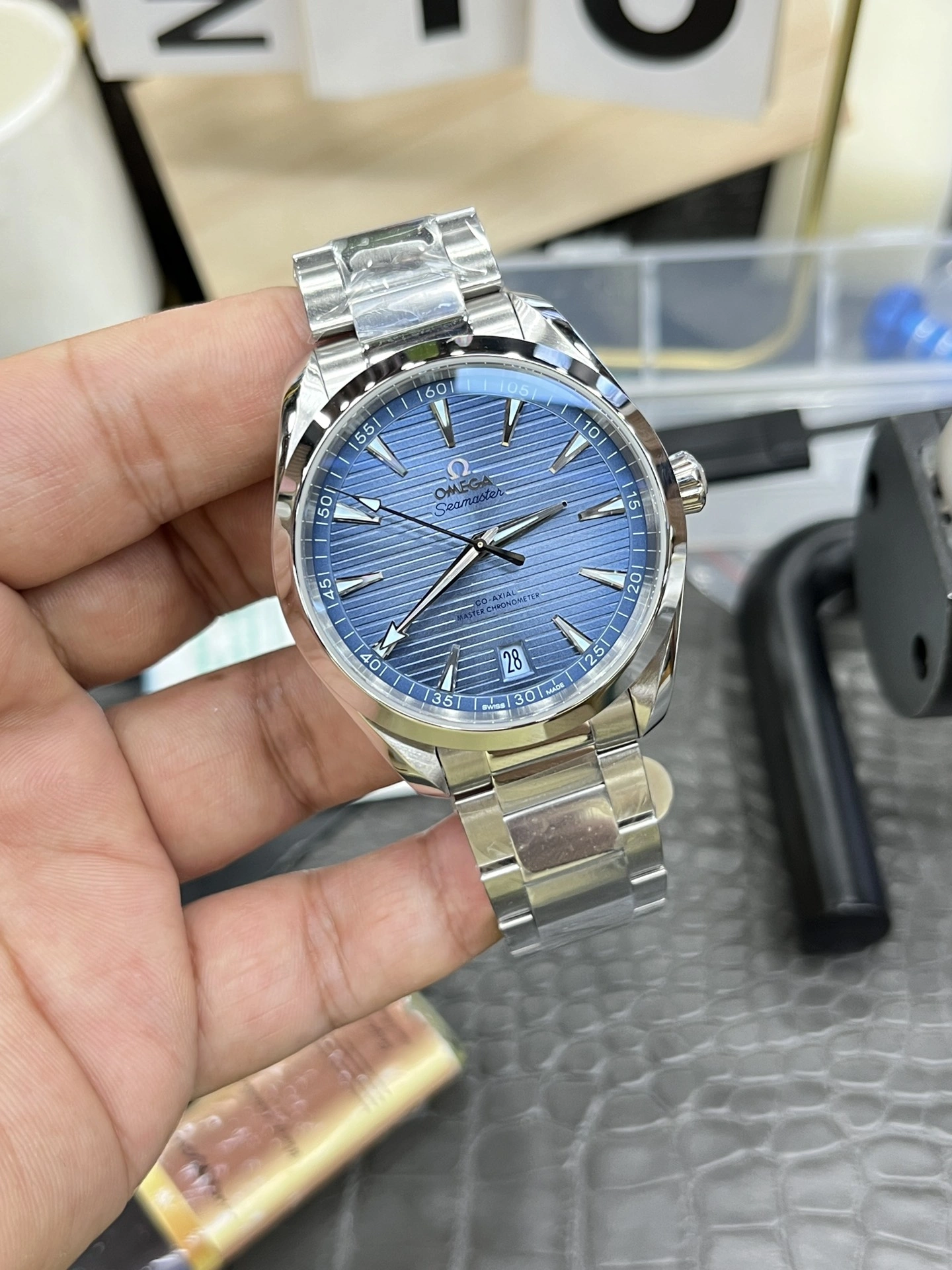 CBD Factory Omega Seamaster Aqua Terra 150M 41mm “Summer Blue” 75th Anniversary (220.10.41.21.03.005) 1:1 Super Clone – DD8900 Movement Snug 230